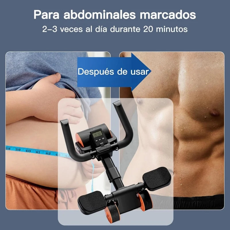 Adjustable Abs Training Roller Multifunctional Home Plank Support Abdominal Fitness Wheel For Home Gym